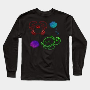 Turtle and Crab Long Sleeve T-Shirt